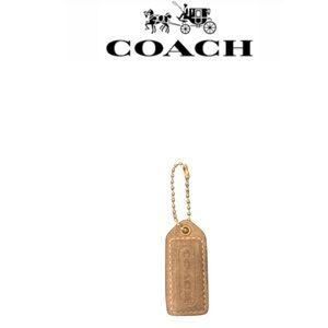 Coach Suede Brown HangTag